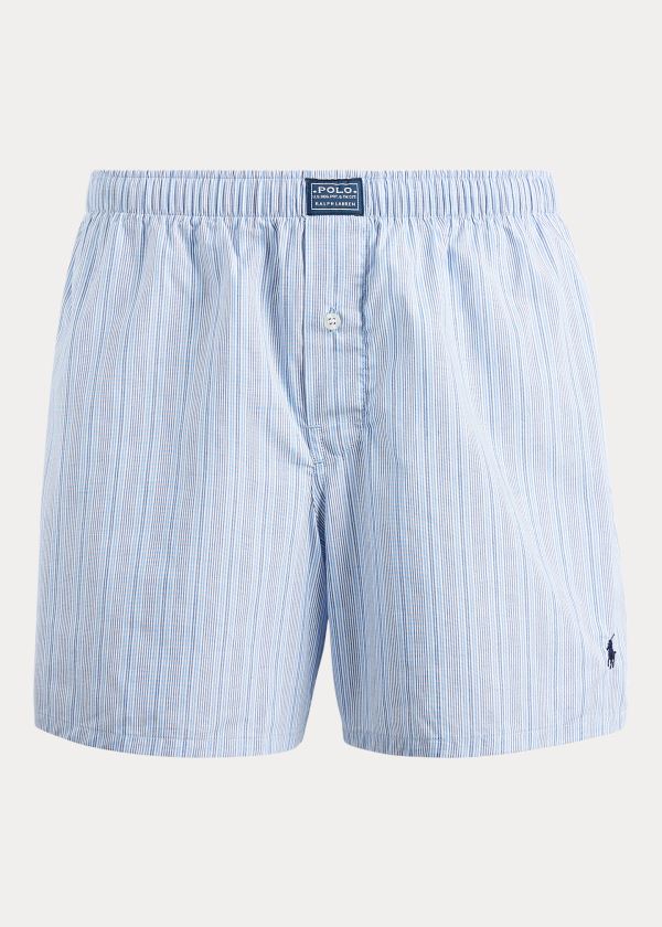 Polo Ralph Lauren Striped Woven Boxershorts Herre Danmark (FOVGM7318)